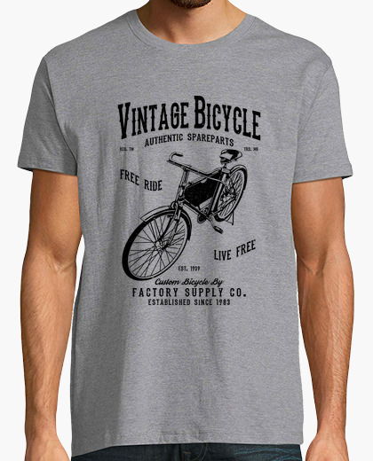 
 Camiseta Vintage Bicycle - ARTMISETAS ART CAMISETAS