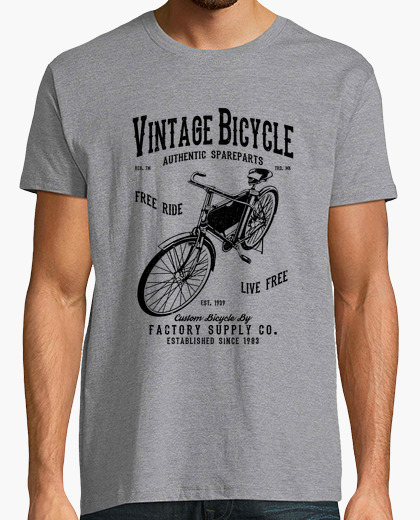 Camiseta Vintage Bicycle- ARTMISETAS ART CAMISETAS 
 Camiseta Vintage Bicycle - ARTMISETAS ART CAMISETAS