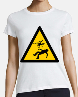 Camiseta Warning Drones Femenina