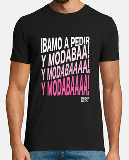 camiseta y modaba texto