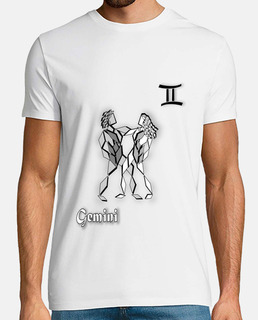 camiseta zodiaco signo gemeaux astre hombre