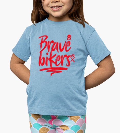 Camisetas niños Brave Bikers Brush Red