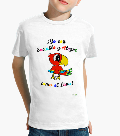 Camisetas niños Camiseta infantil del loro