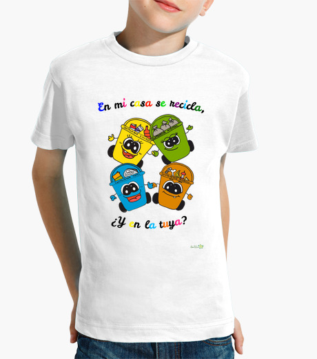 Camisetas niños Camiseta Reciclaje