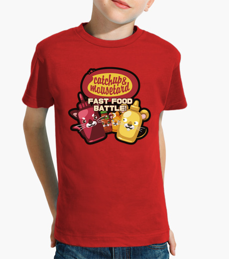 Camisetas niños Catchup&Mousetard Team