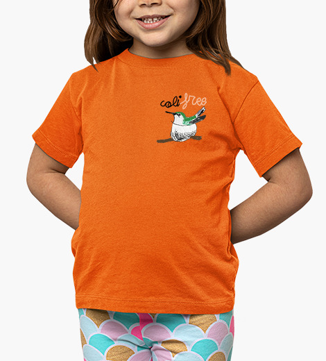 Camisetas niños Colifree naranja