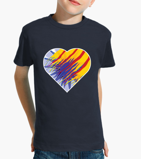 Camisetas niños Heart for Catalunya