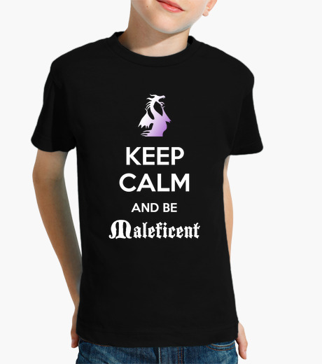 Camisetas niños Keep calm Málefica niño