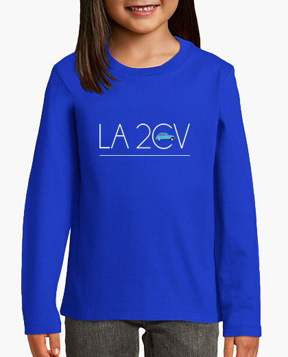 Camisetas niños La 2cv de Papa Azul