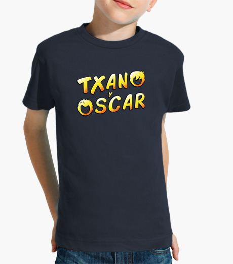 Camisetas niños Logo Txano y Óscar dorado V