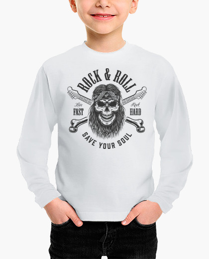 Camisetas niños Save Your Soul - Negro