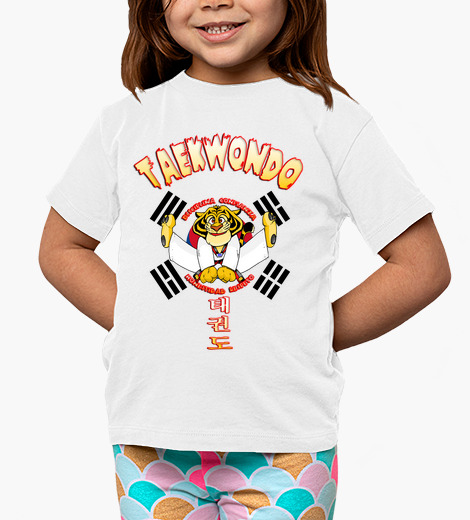 Camisetas niños taekwondo tigre infantil