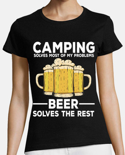 Camping And Beer Camping Gift Idea