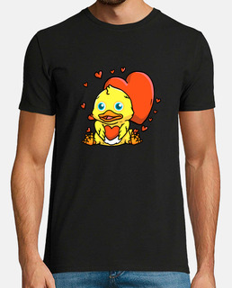 canard mignon avec des coeurs amateurs de canard saint valentin