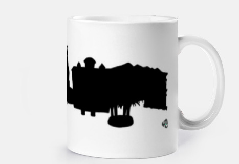 Candeleda silueta taza