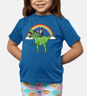 Cane di Boston Terrier Tyrannosaurus Re
