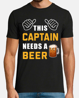 capitán regalo canotier barco y cerveza