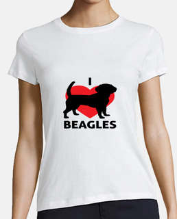 caricatura de beagle amante de los beag