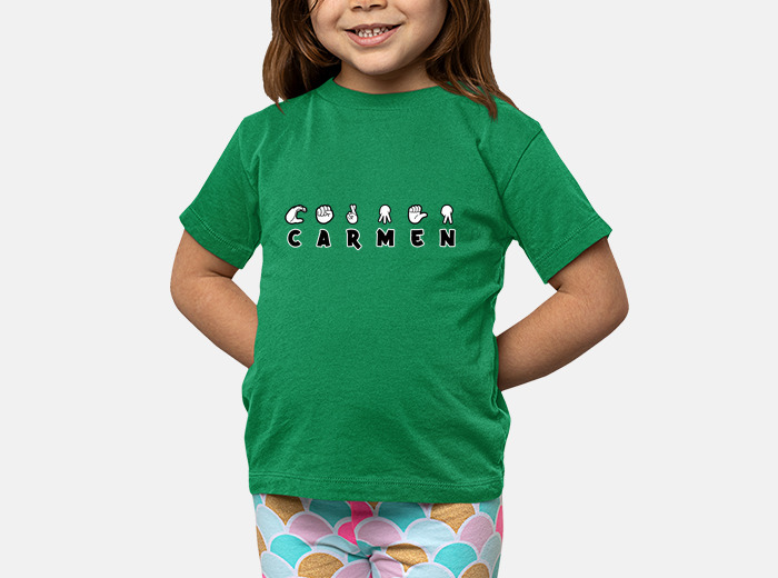 Tee shirt enfant carmen langue des tostadora