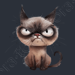 Cat T-Shirt Divertente Carino Gatto Amante Degli Animali - Foto 6