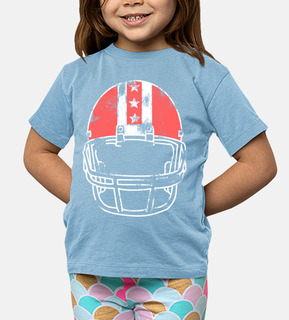 casco da football indossato colorato