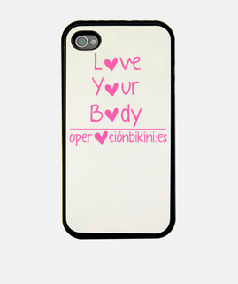 case iphone 4 love your body
