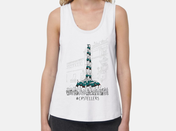 Camiseta de tirantes de Mujer Blanca Lighthouse