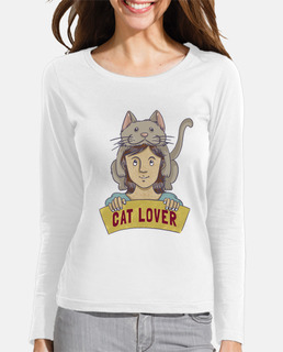 Cat lover - camiseta mujer