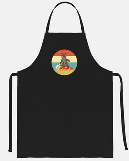 cat pizza pizza maker man vintage