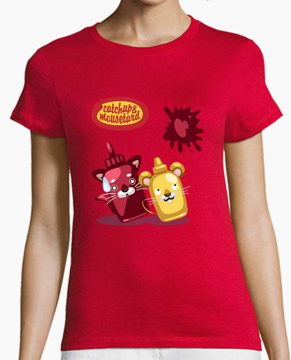 Catchup & mousetard ketchup splash t-shirt