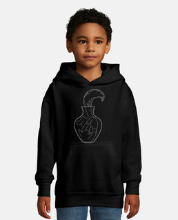 catplant white sweatshirt kids