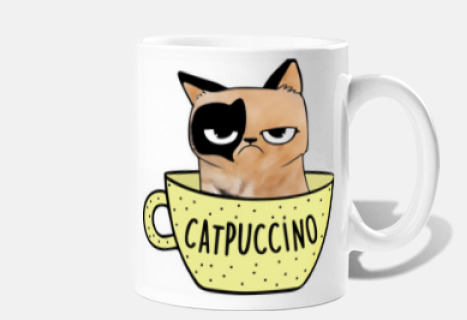Catpuccino gato de morros