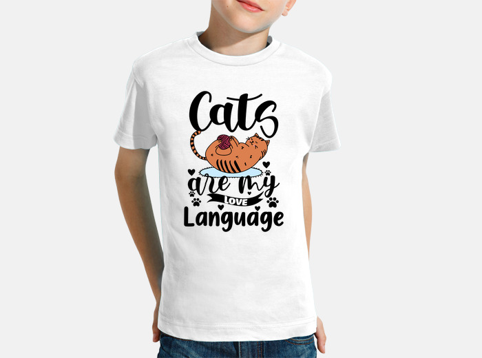 cats are my love language shirt