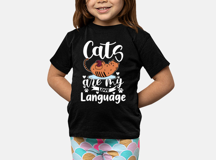 cats are my love language shirt