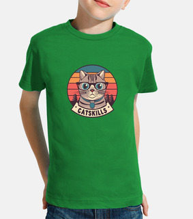 Catskills Pun Vintage Cat