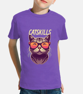 Catskills Pun Vintage Cat