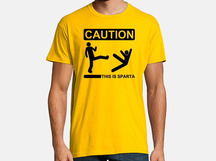 Spartans Caution this is spartan' Men's Premium T-Shirt