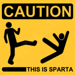 Caution This Is Sparta Gifts & Merchandise for Sale