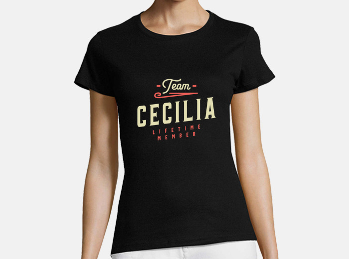 T-shirt cecilia nome compleanno