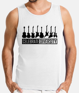 célébrer la diversité musicien guitaris