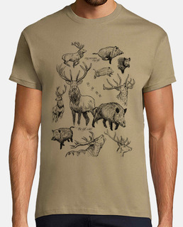 cerf et sanglier