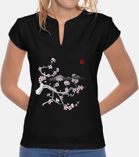 cerise sumi deux filles col mandarin