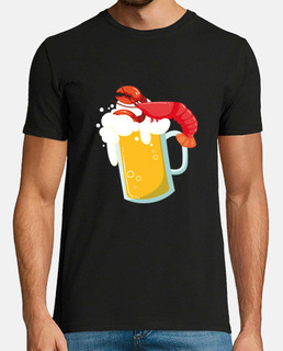 cerveza bebiendo langosta cerveza artes