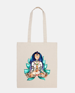 chakras goddess cloth bag