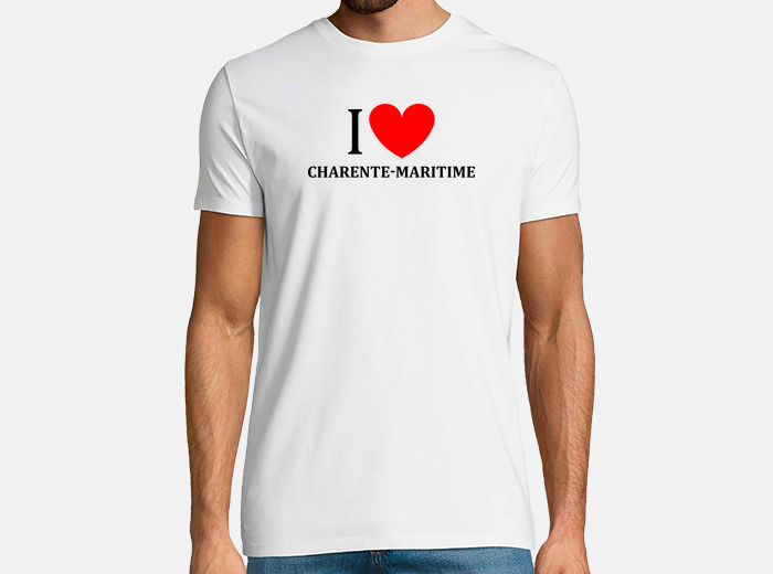 Charente maritime i love t shirt tostadora