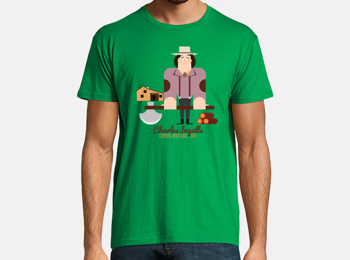 Tee shirt best sale charles ingalls