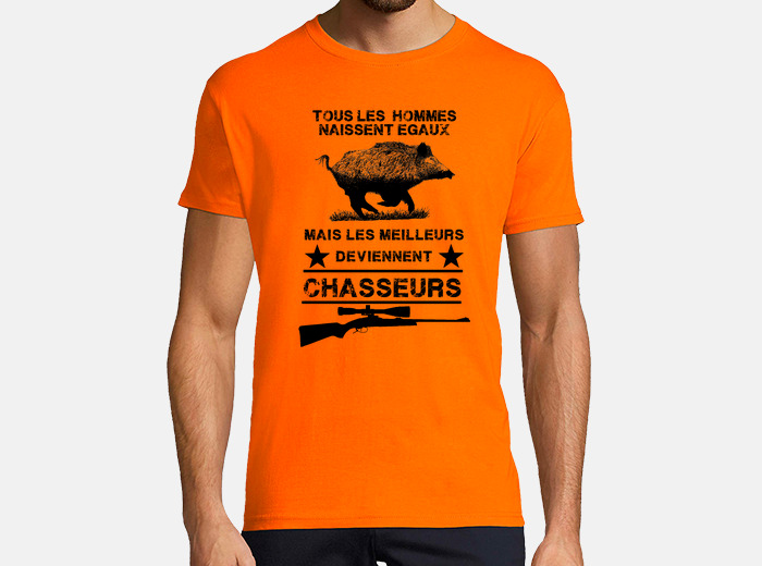 Sweat de chasse Sanglier Personnalisable - On est serein c'est Dédé qui  tire · Traqueur Chasse