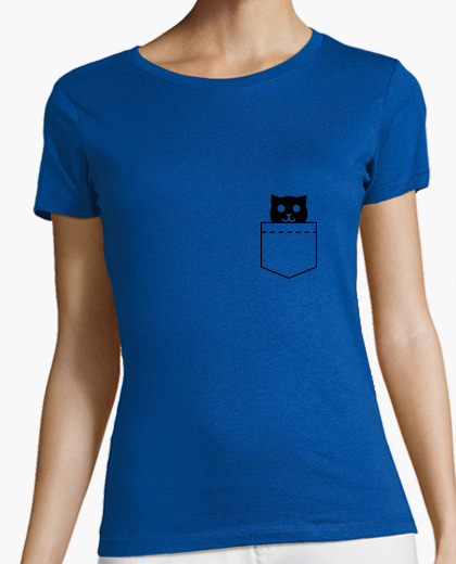 Tee Shirt Chat De Poche Noir Tostadora