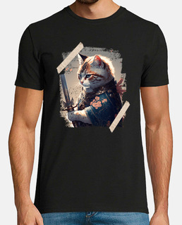 chat ninja japonais samouraï