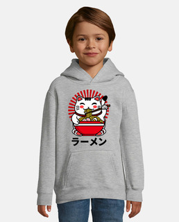 Chat ramen japonais mignon